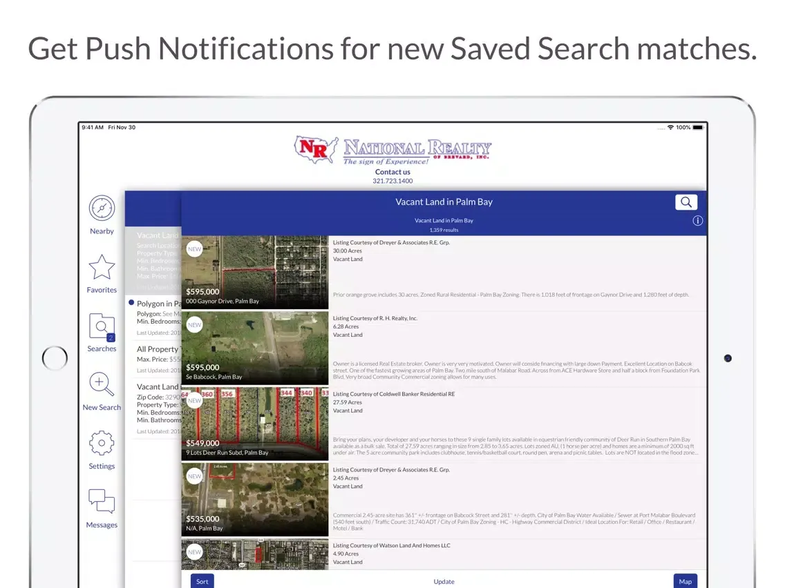 Capturas de pantalla de National Realty of Brevard Inc iPad 