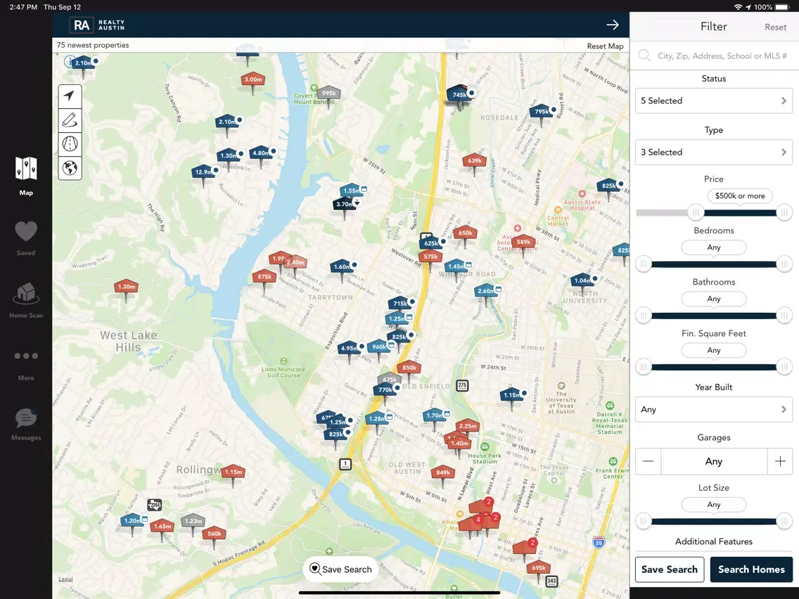 Realty Austin Home Search iPad  স্ক্রিনশট