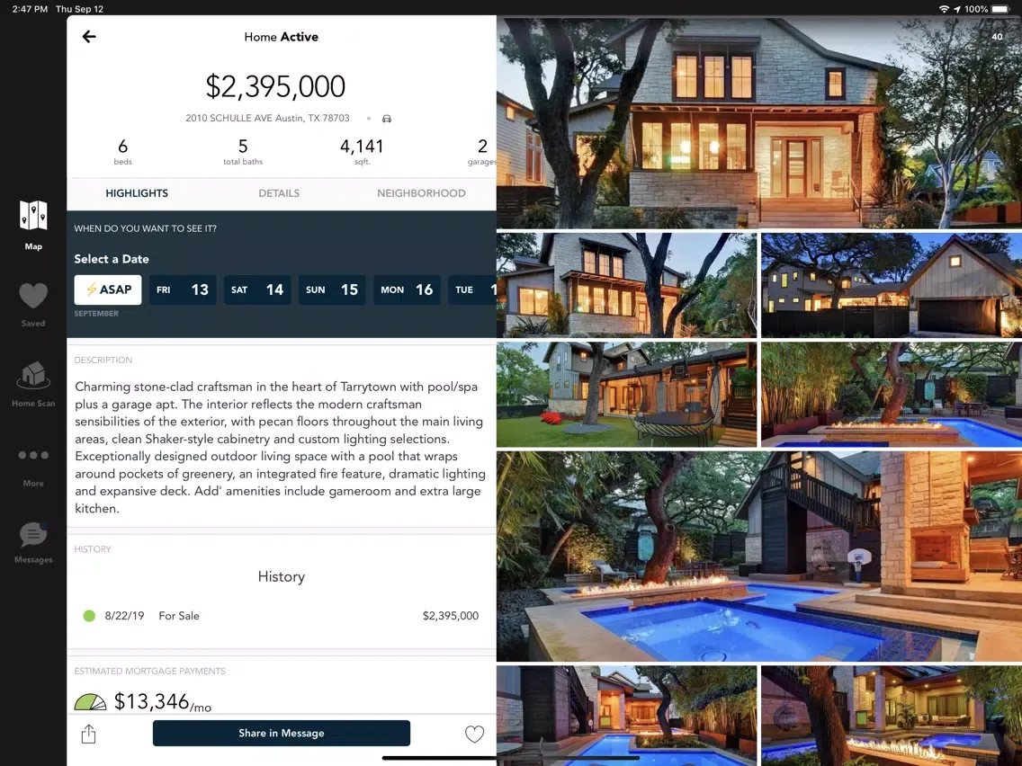Realty Austin Home Search iPad  স্ক্রিনশট