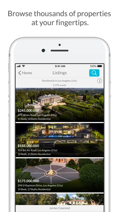 Captures d'écran de REW IDX Home Search