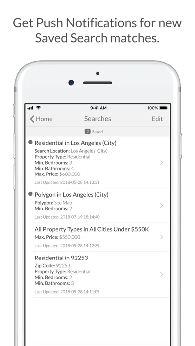 Captures d'écran de REW IDX Home Search