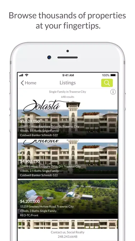 Ảnh chụp màn hình của Social Realty