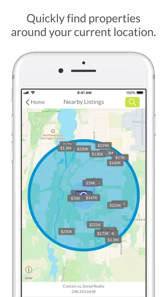 Ảnh chụp màn hình của Social Realty