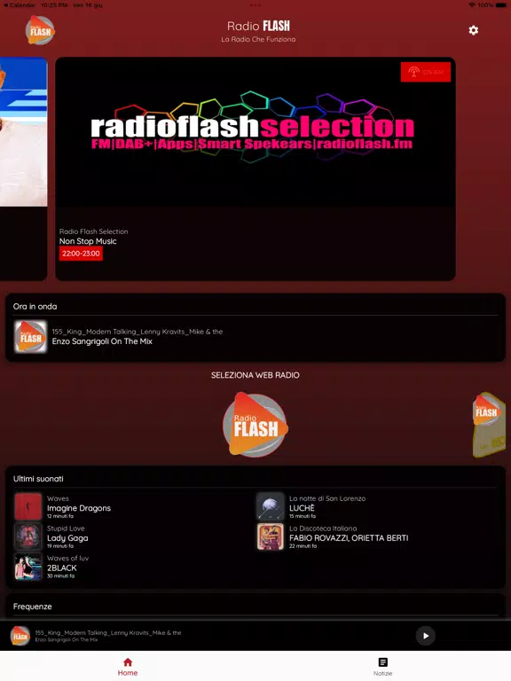 تصاویر RadioFlash - app ufficiale iPad 