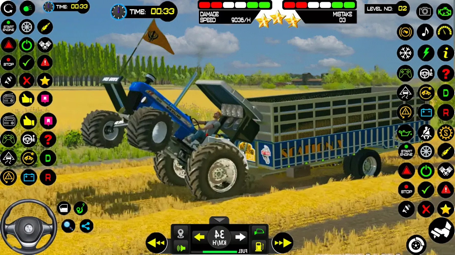 Indian Tractor Game 2023 Screenshots