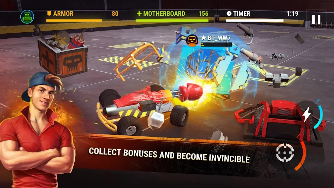 Robot Fighting 2 - Minibot Battle 3D 스크린샷