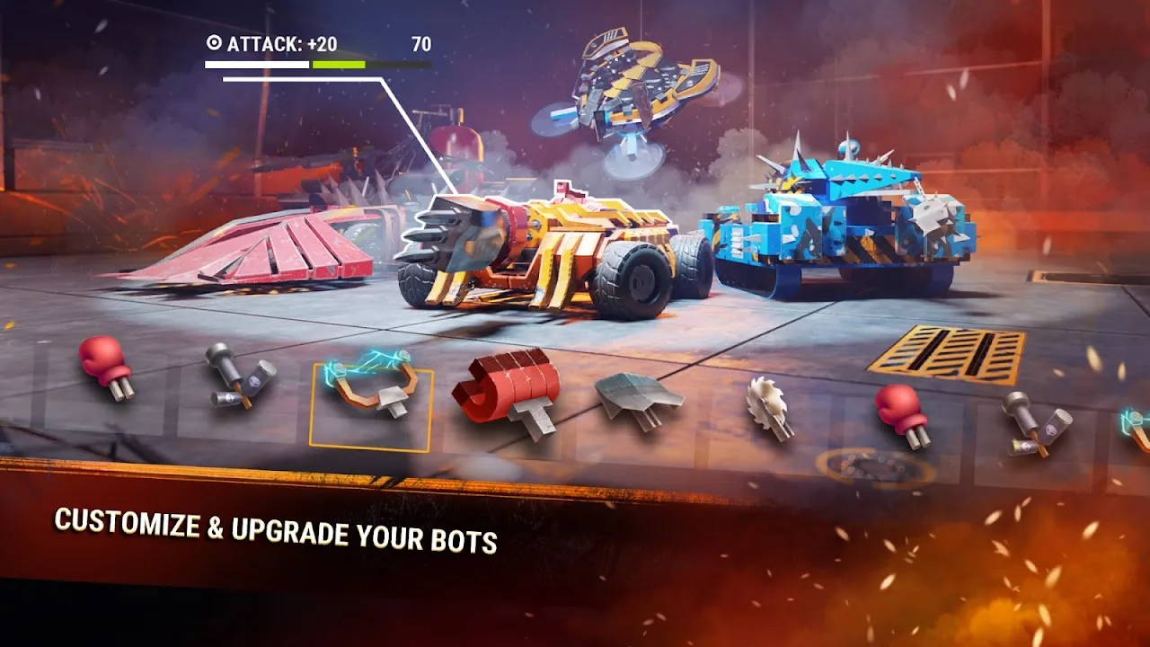 Robot Fighting 2 - Minibot Battle 3D 스크린샷