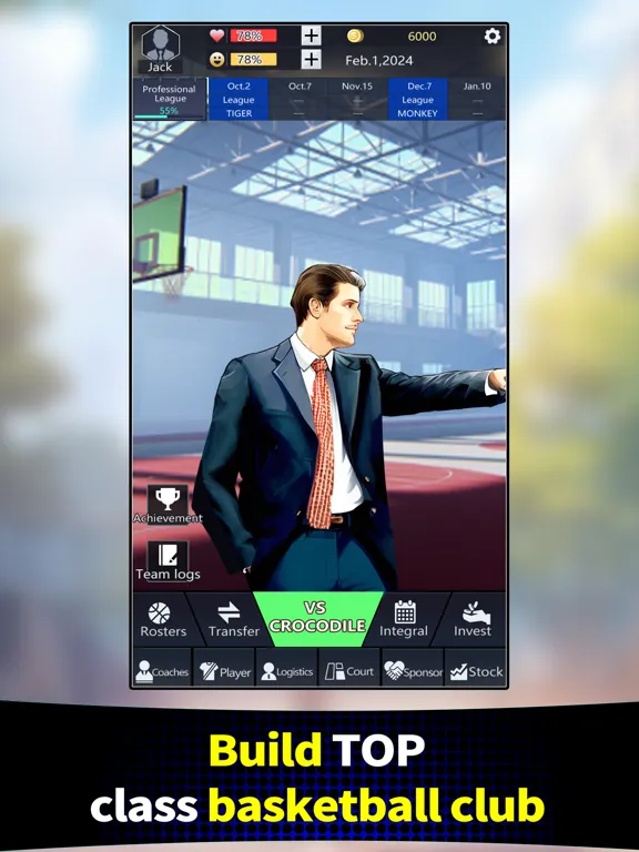 Basketball Club Manager iPad  Screenshots