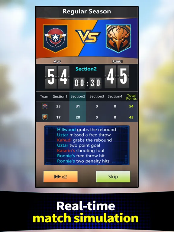 Basketball Club Manager iPad  Screenshots