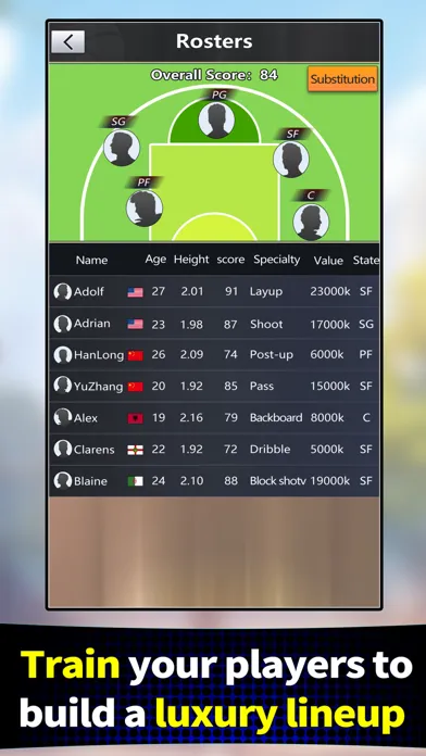 Basketball Club Manager Screenshots