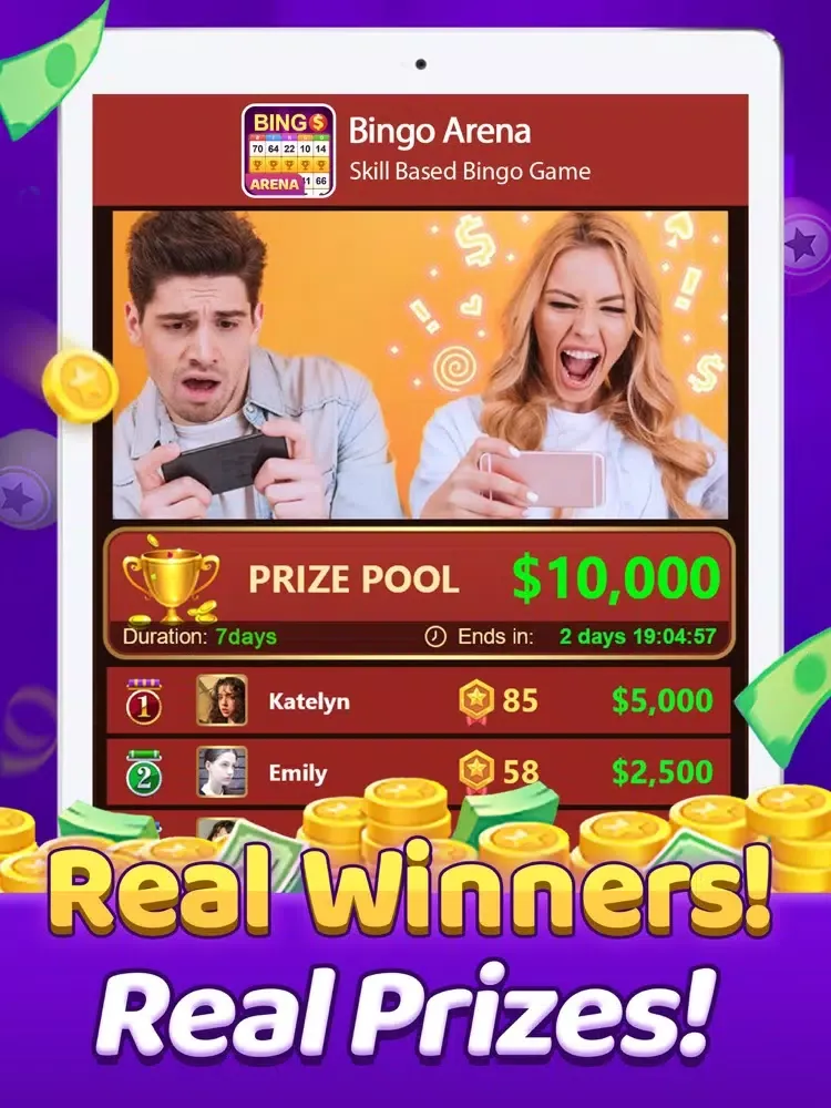 Zrzuty ekranu Bingo Arena-win real cash iPad 