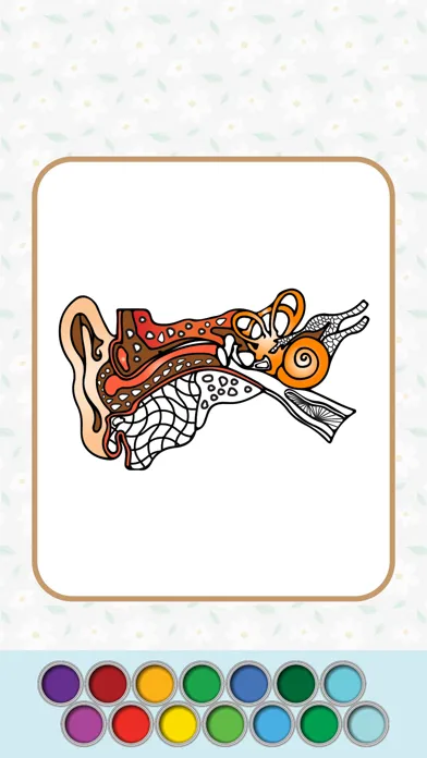 Anatomy Coloring Book. 스크린샷