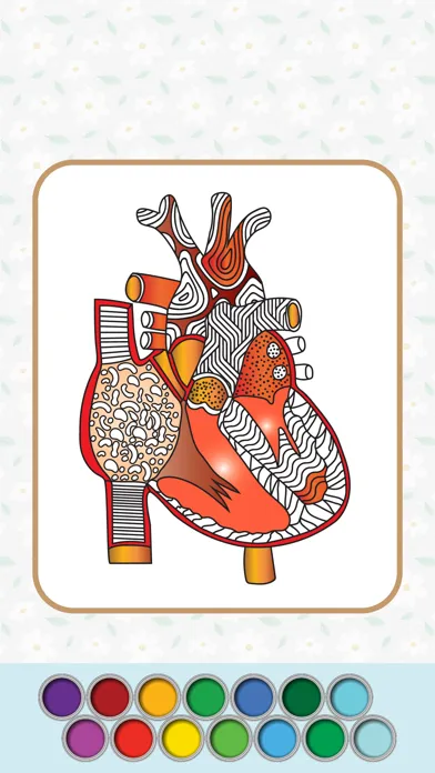 Anatomy Coloring Book. 스크린샷