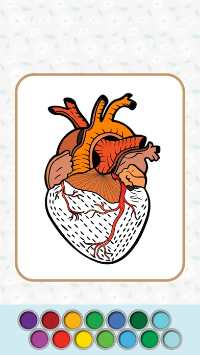 Anatomy Coloring Book. 스크린샷
