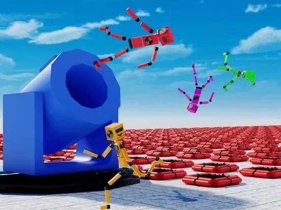 Capturas de tela do Ragdoll Playground Simulator iPad 