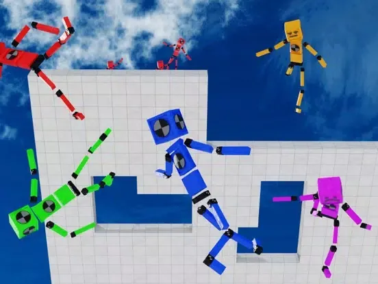 Capturas de tela do Ragdoll Playground Simulator iPad 