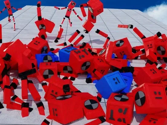 Capturas de tela do Ragdoll Playground Simulator iPad 