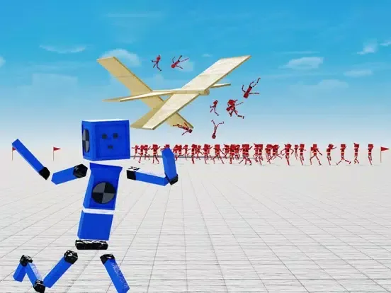 Capturas de tela do Ragdoll Playground Simulator iPad 