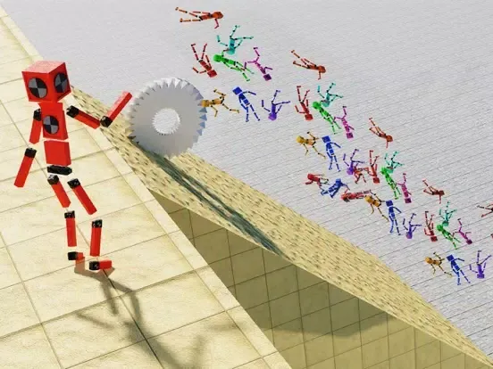 Capturas de tela do Ragdoll Playground Simulator iPad 
