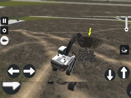 Capturas de tela do Realistic Excavator Dozer iPad 