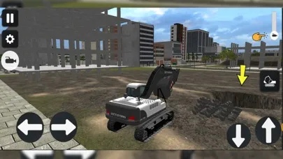 Capturas de tela do Realistic Excavator Dozer