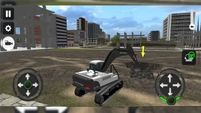 Capturas de tela do Realistic Excavator Dozer