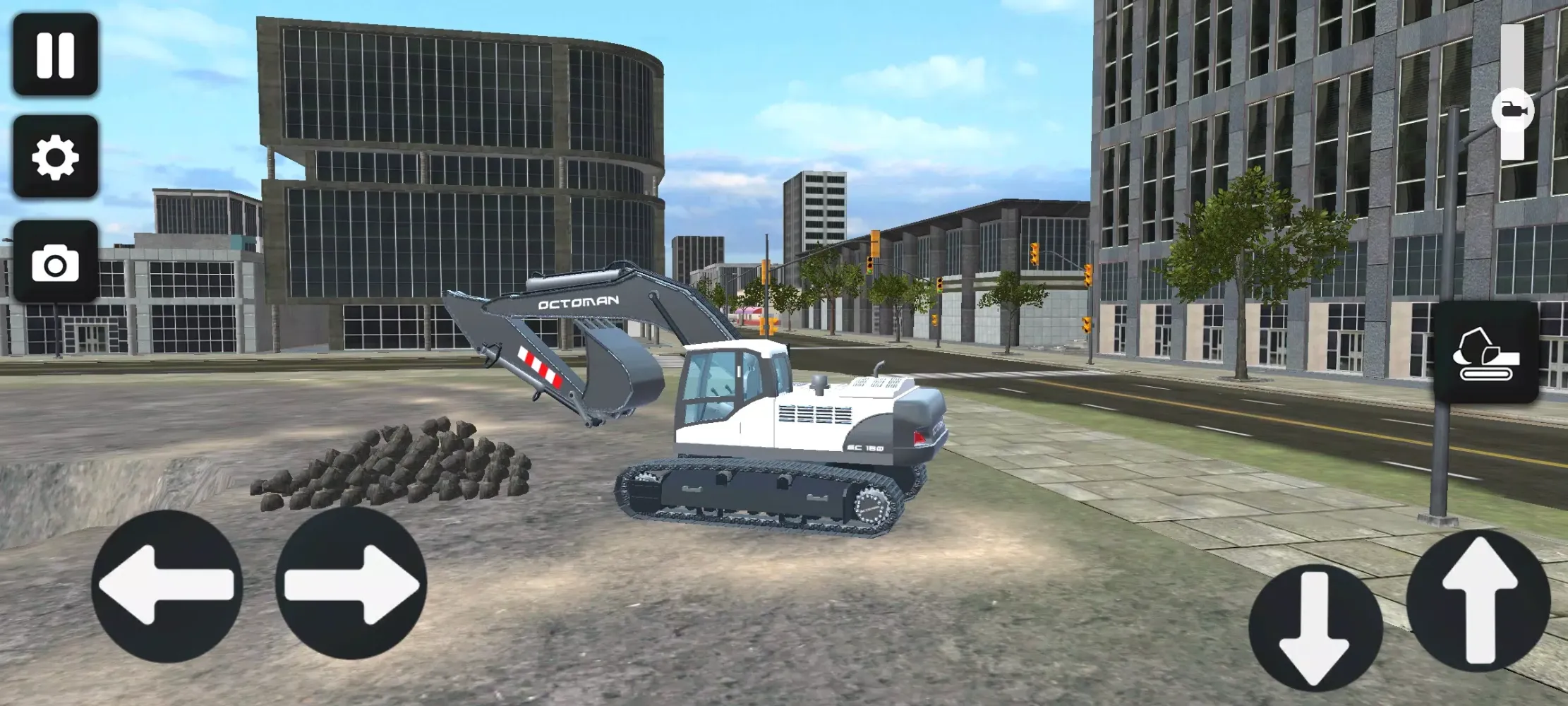 Ảnh chụp màn hình của Realistic Excavator Simulator