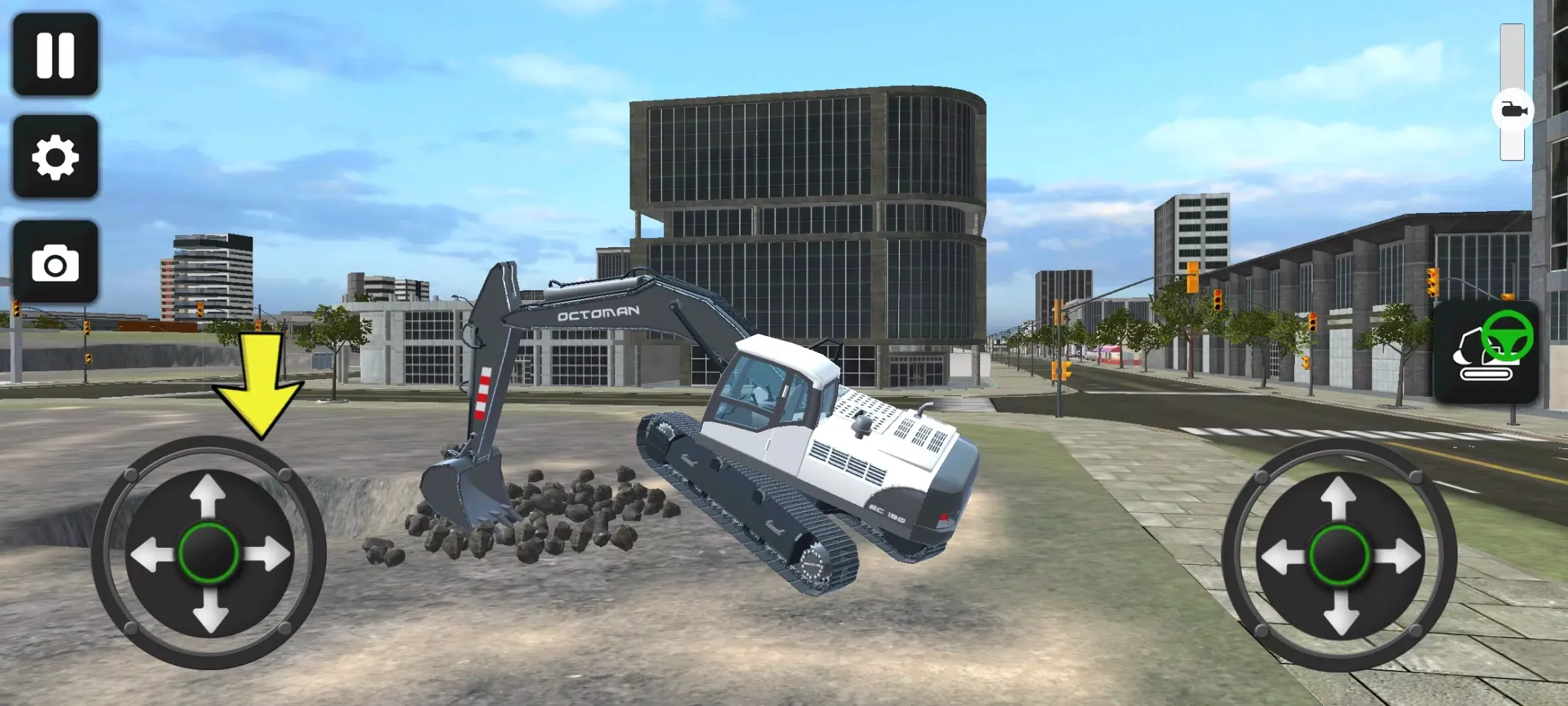 Ảnh chụp màn hình của Realistic Excavator Simulator