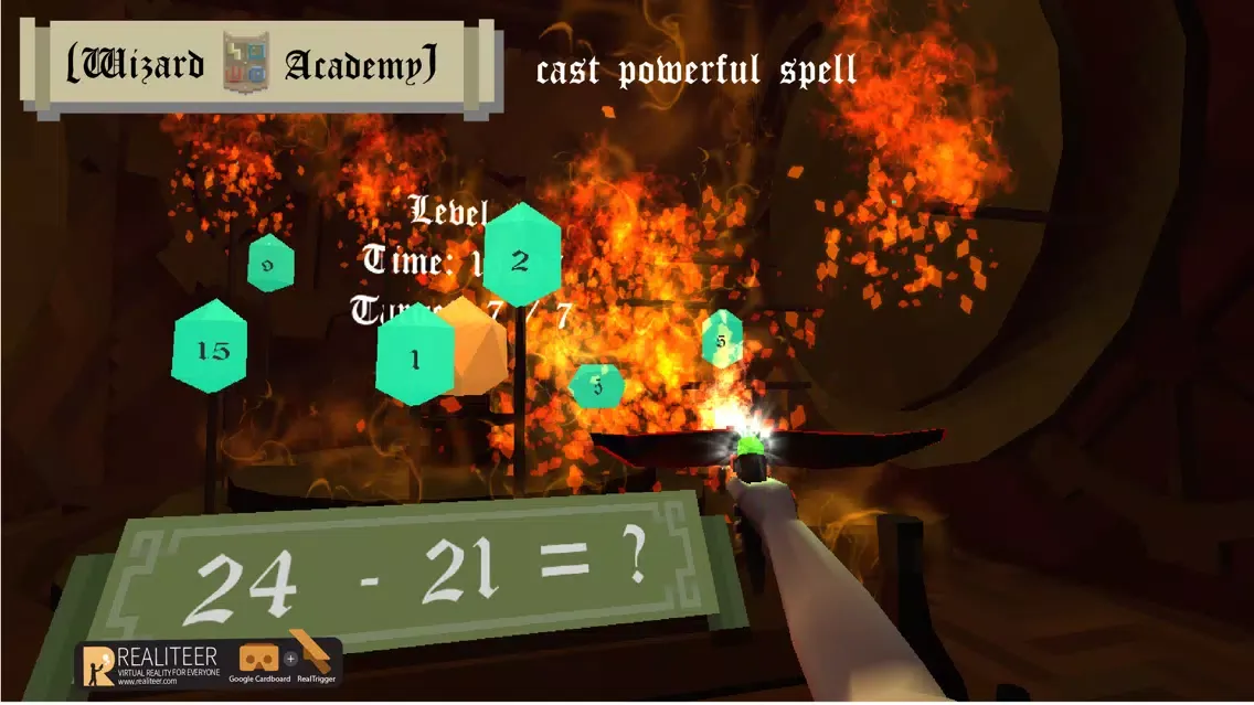 Wizard Academy VR Cardboard應用截圖