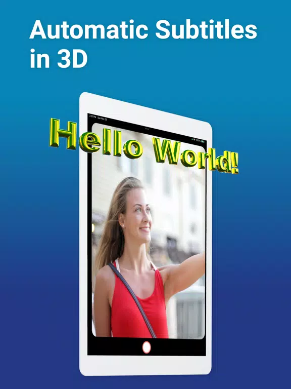 Captures d'écran de Captions AR iPad 