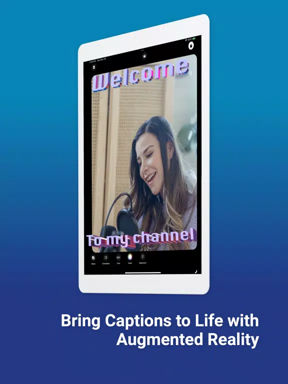 Captures d'écran de Captions AR iPad 