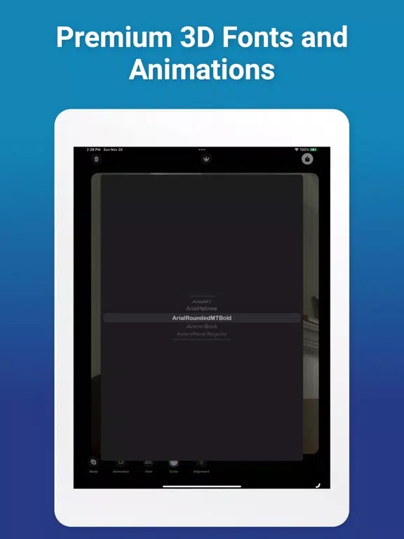 Captures d'écran de Captions AR iPad 