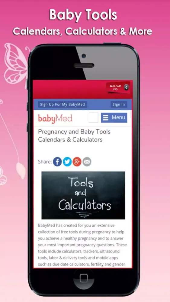 Tangkapan layar Help Pregnancy & Baby Tools For Expecting Moms+