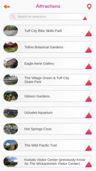 Capturas de pantalla de Tofino Travel Guide