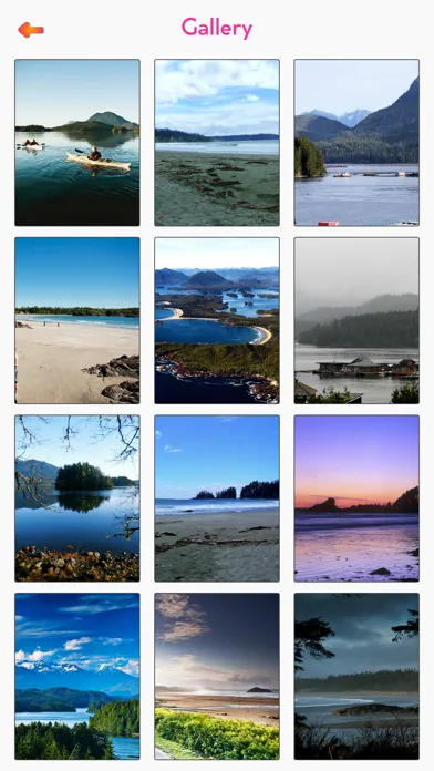 Capturas de pantalla de Tofino Travel Guide