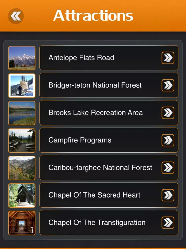 Grand Teton National Park Tourism Guide iPad  Ekran Görüntüleri