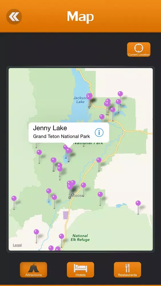 Grand Teton National Park Tourism Guide Ekran Görüntüleri