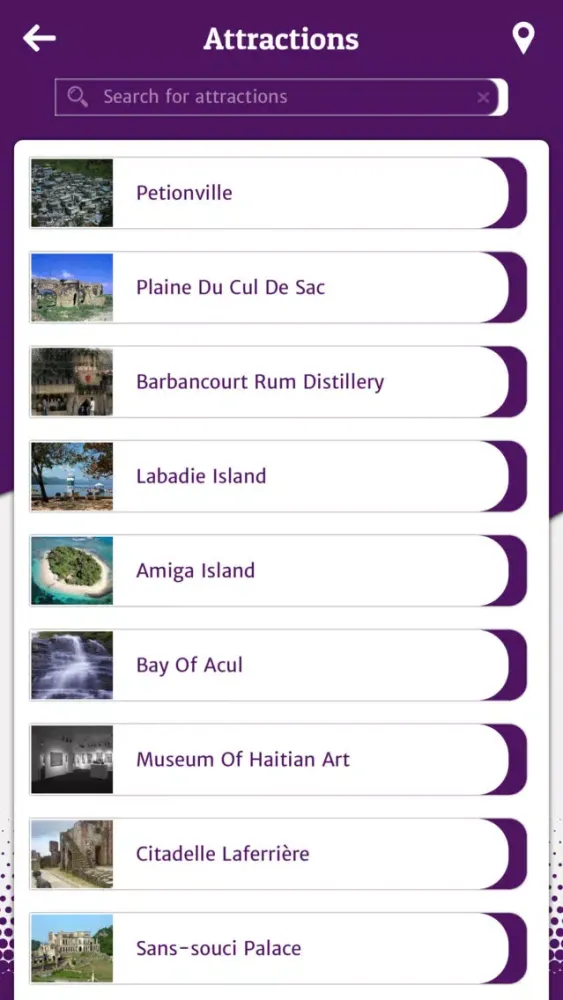 Capturas de tela do Haiti Tourist Guide