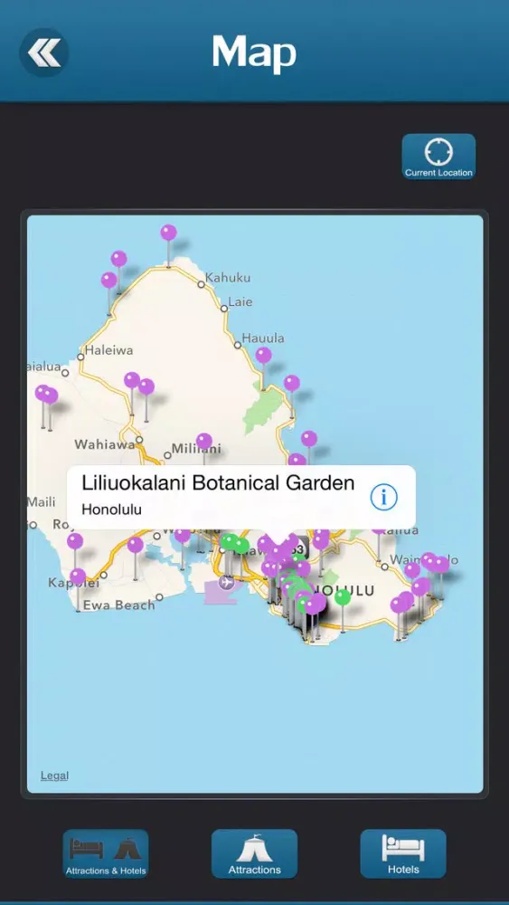 Honolulu Tourism Guide Screenshots