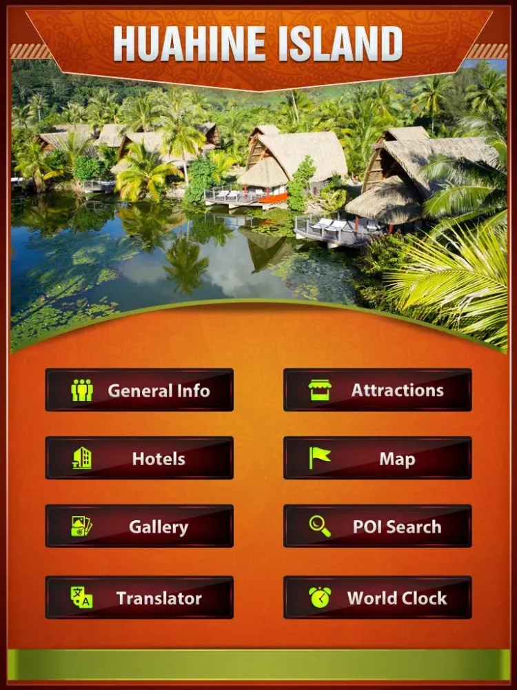 تصاویر Huahine Island Tourism Guide iPad 