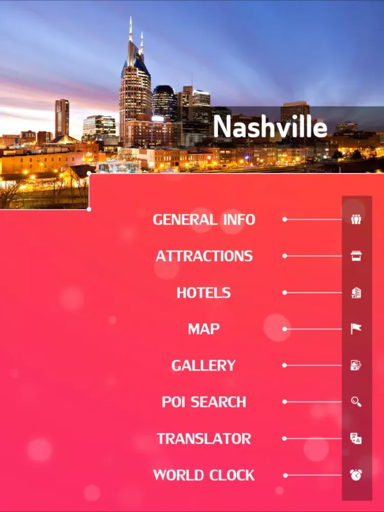 صور Nashville Travel Guide iPad 