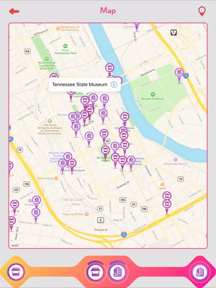 صور Nashville Travel Guide iPad 