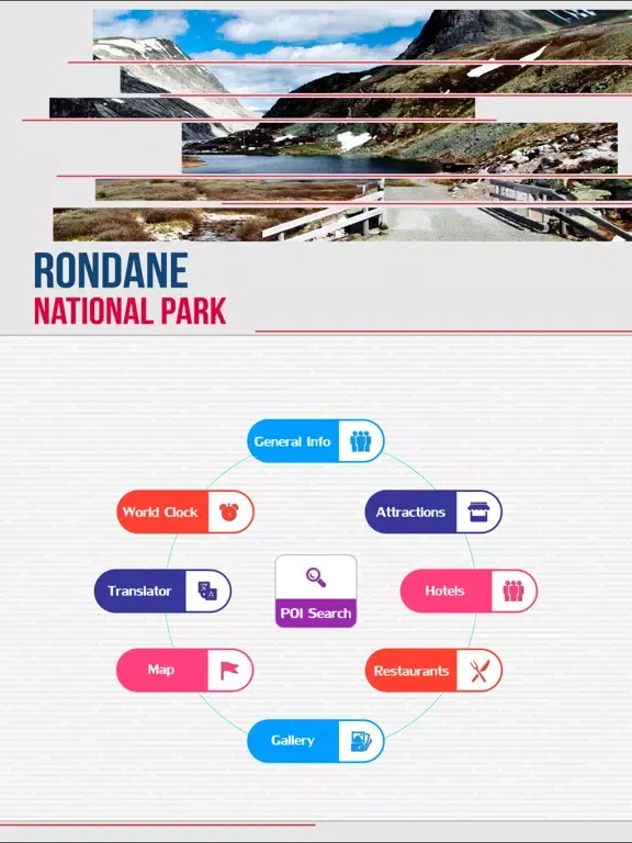 Rondane National Park Tourism iPad  Screenshots