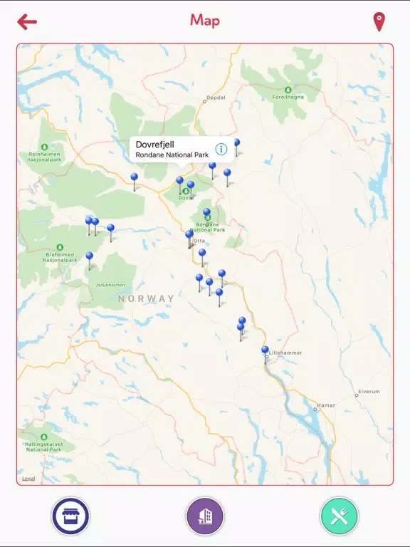 Rondane National Park Tourism iPad  Screenshots