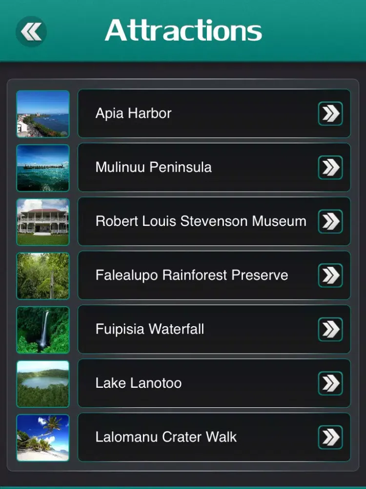 Samoa Island Tourist Guide iPad  স্ক্রিনশট