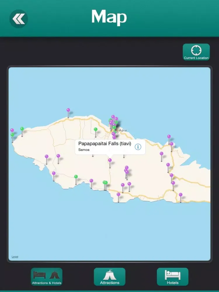 Samoa Island Tourist Guide iPad  স্ক্রিনশট