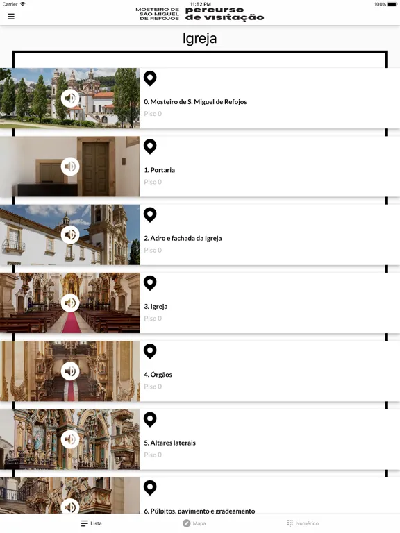 Screenshot di Mosteiro São Miguel de Refojos iPad 