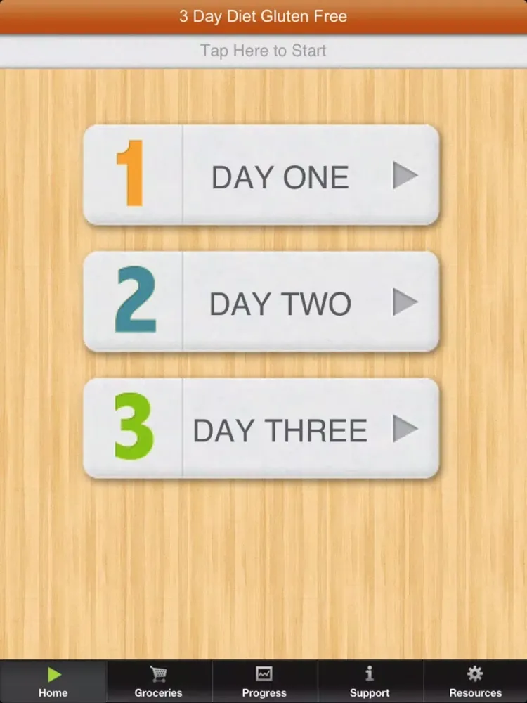 Tangkapan layar 3 Day Diet Gluten Free iPad 