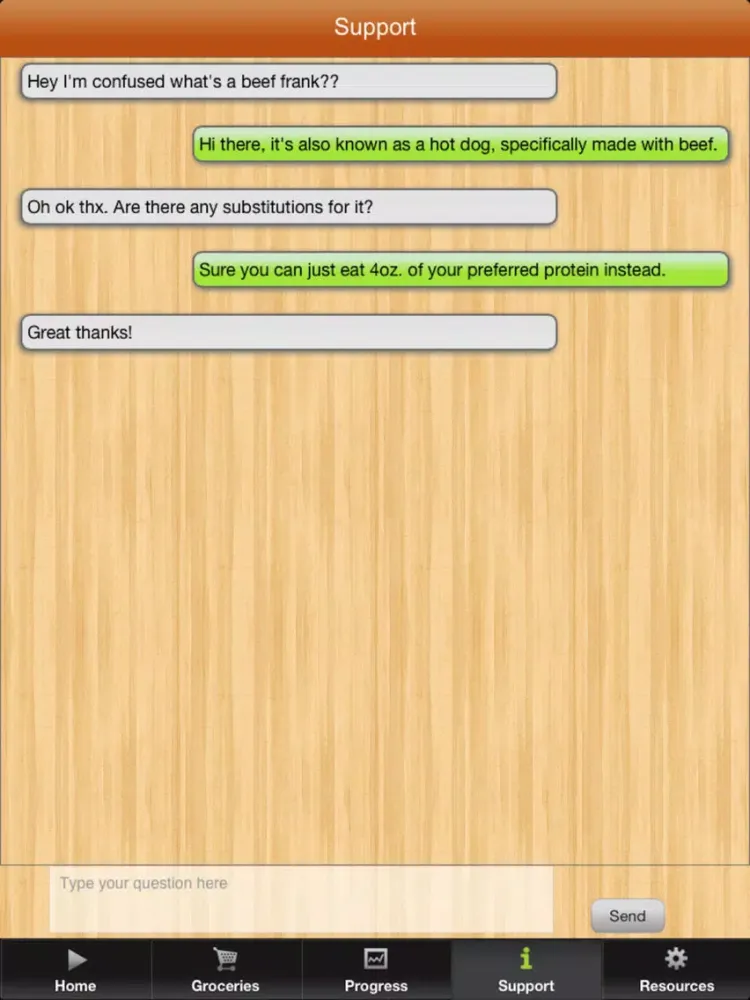 Tangkapan layar 3 Day Diet Gluten Free iPad 