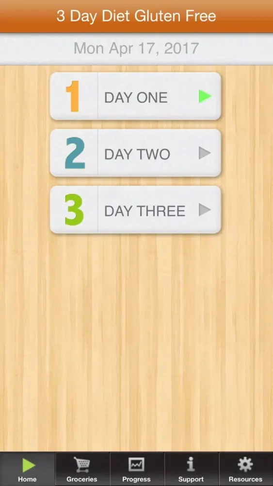 Tangkapan layar 3 Day Diet Gluten Free